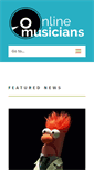 Mobile Screenshot of onlinemusicians.com